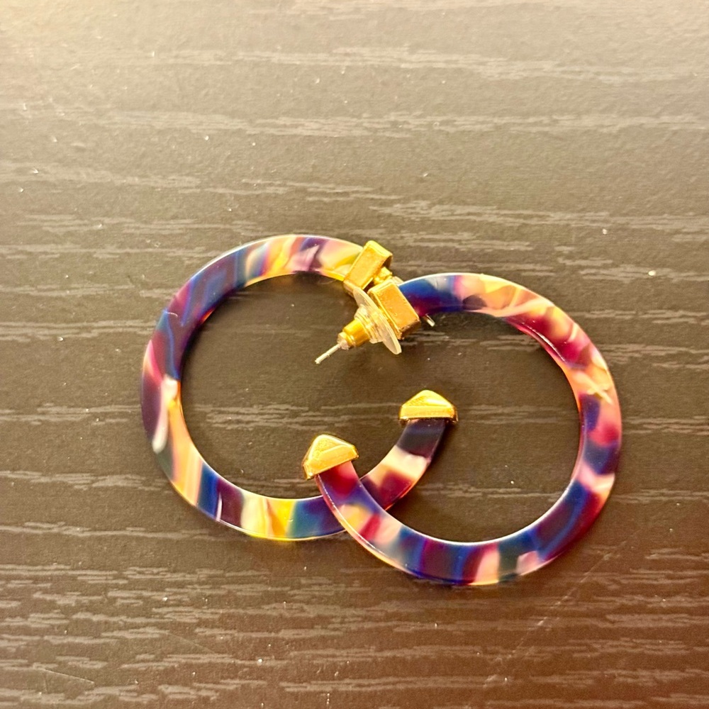 Colorful Hoop Earrings